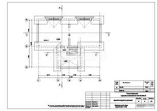 Отделочный план чердака М 1:100