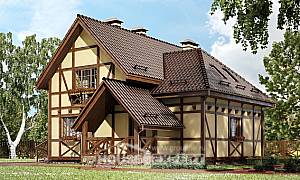 Проекты домов с мансардой