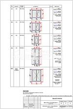 Ведомость окон и оконно-дверных конструкций