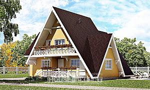 Проекты домов с мансардой